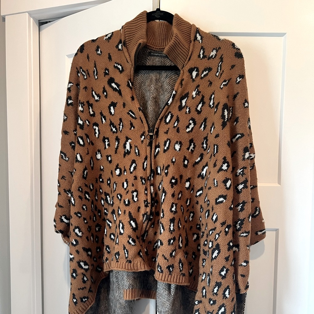 Boutique Poncho Sweater